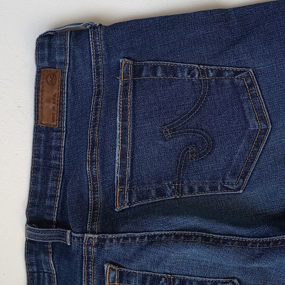 AG The Legging Ankle Super Skinny  Low Rise Jean Med Wash Size 28 Y2K Low Waist - Picture 12 of 13